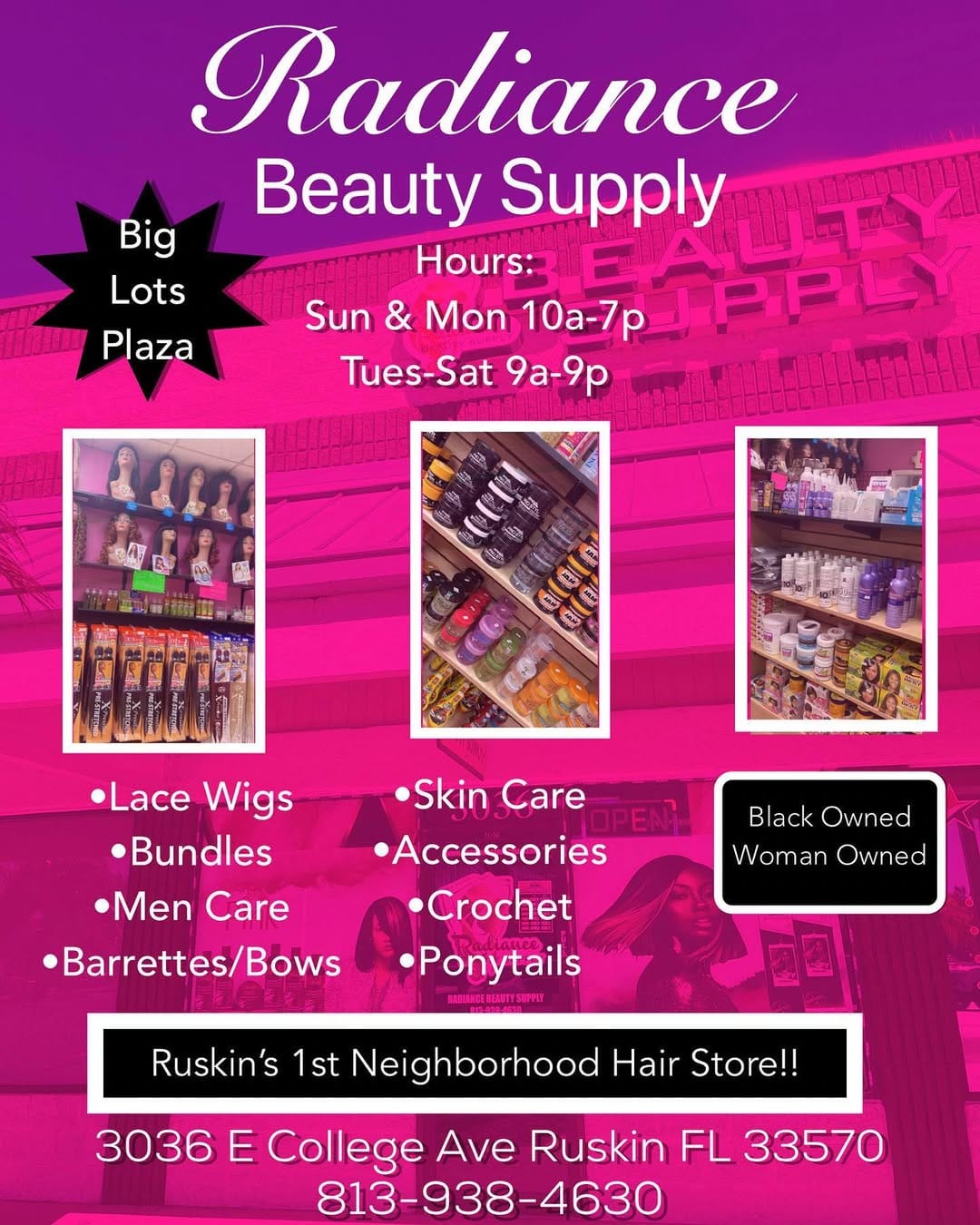 Post 9 by Ruskin Quality Lace Wigs •Radiance Beauty Supply CEO on Instagram (image)