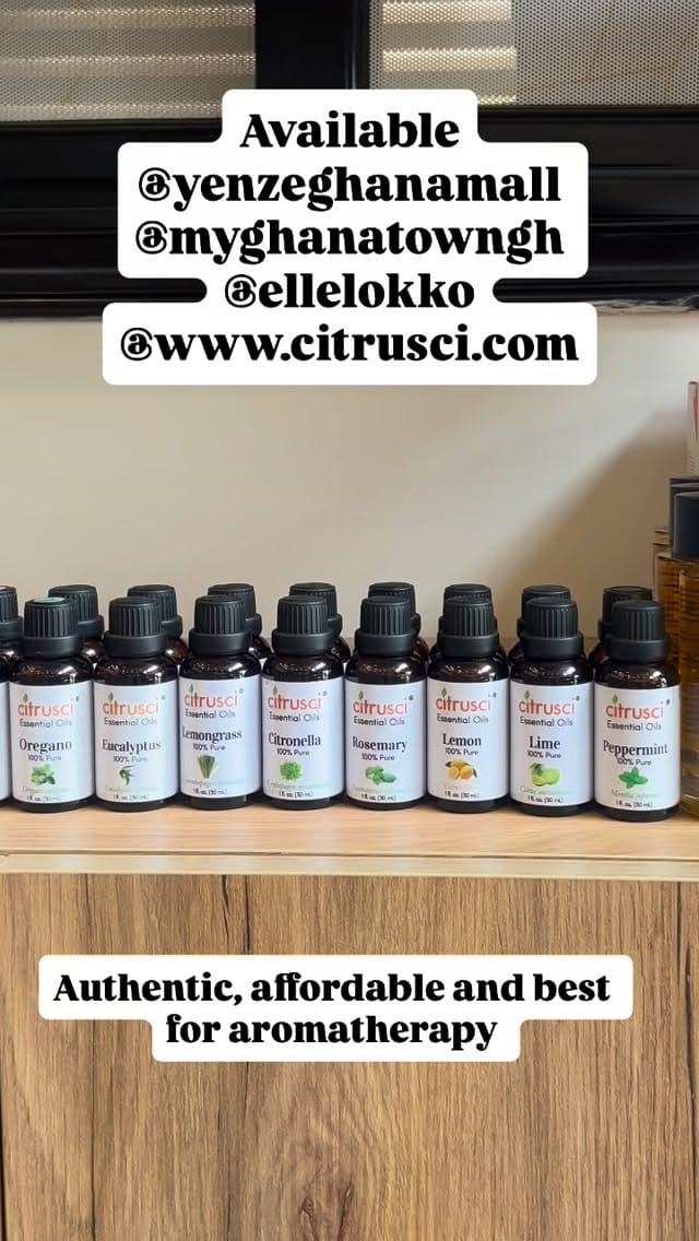 Post 4 by Essential Oils In Ghana on Instagram (video)