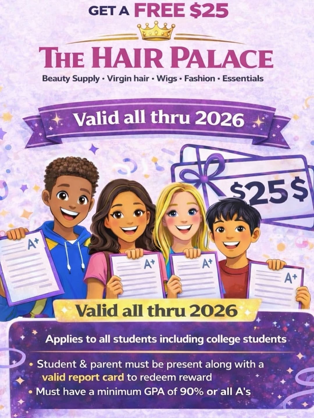 Post 3 by The Hair Palace on Instagram (image)
