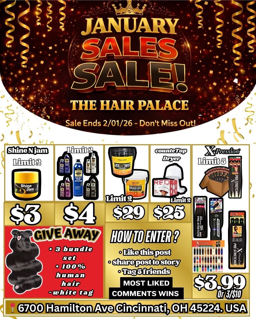 Post 4 by The Hair Palace on Instagram (carousel)