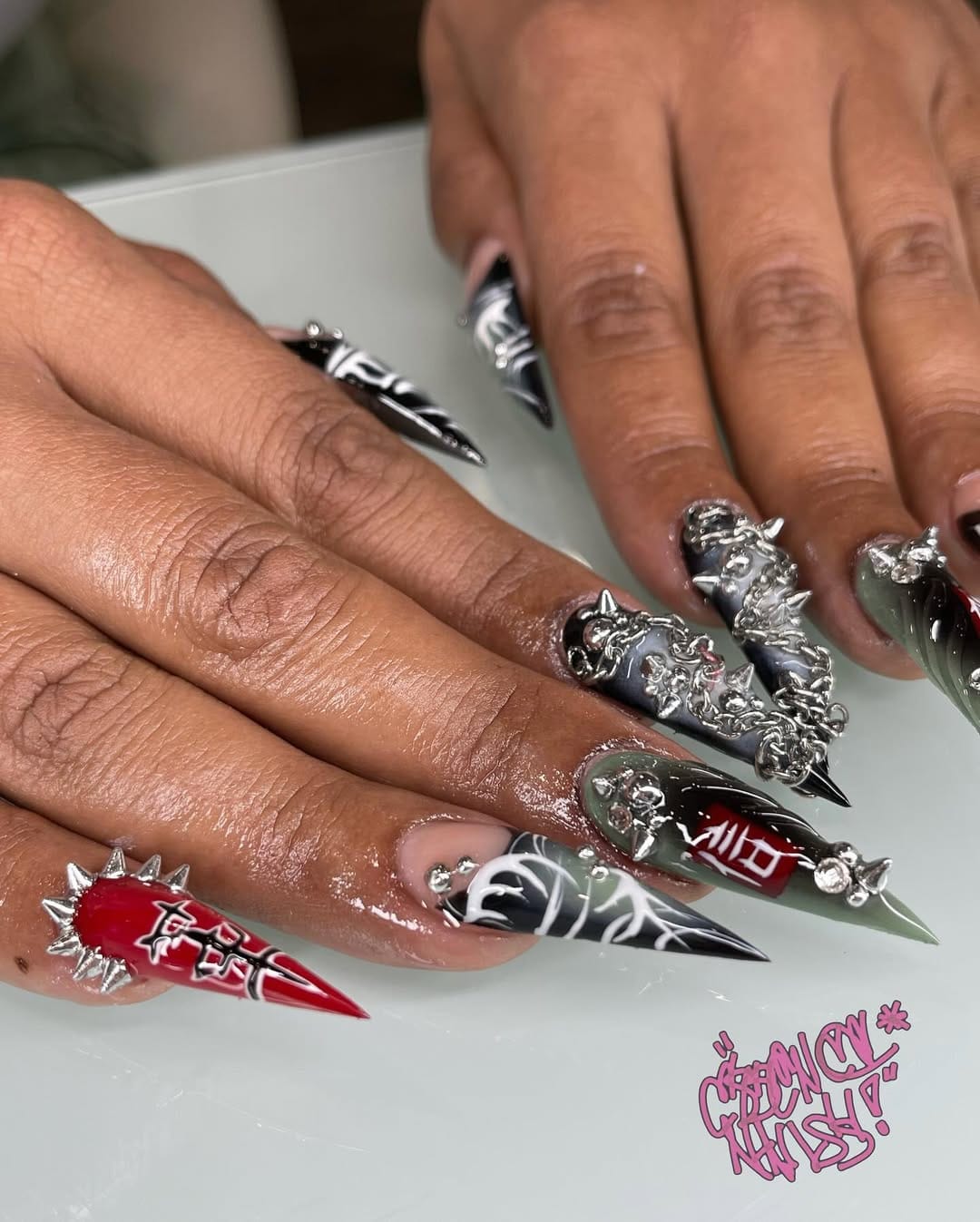 Post 8 by NYC | NYFW NAIL TECH on Instagram (carousel)