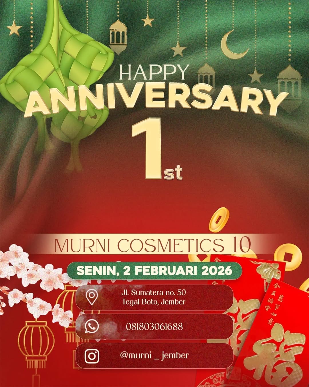 Post 7 by MURNI COSMETICS on Instagram (image)