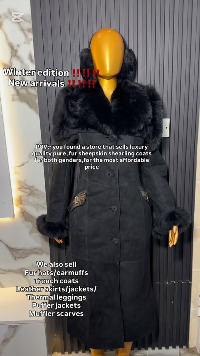 Post 9 by Leather fur hats,fur jackets winter puffer jackets on Instagram (video)
