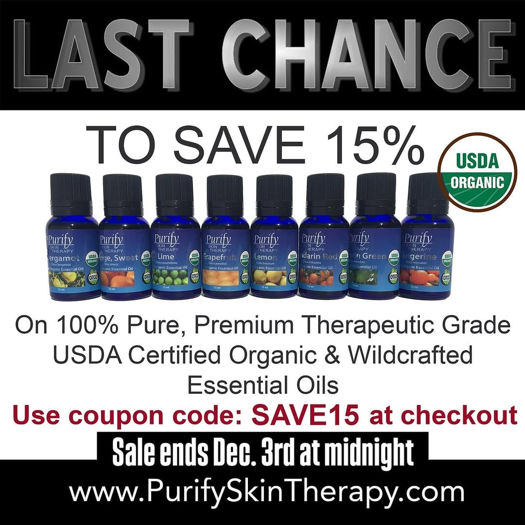 Post 3 by Purify Organic Essential Oils💧 on Instagram (image)