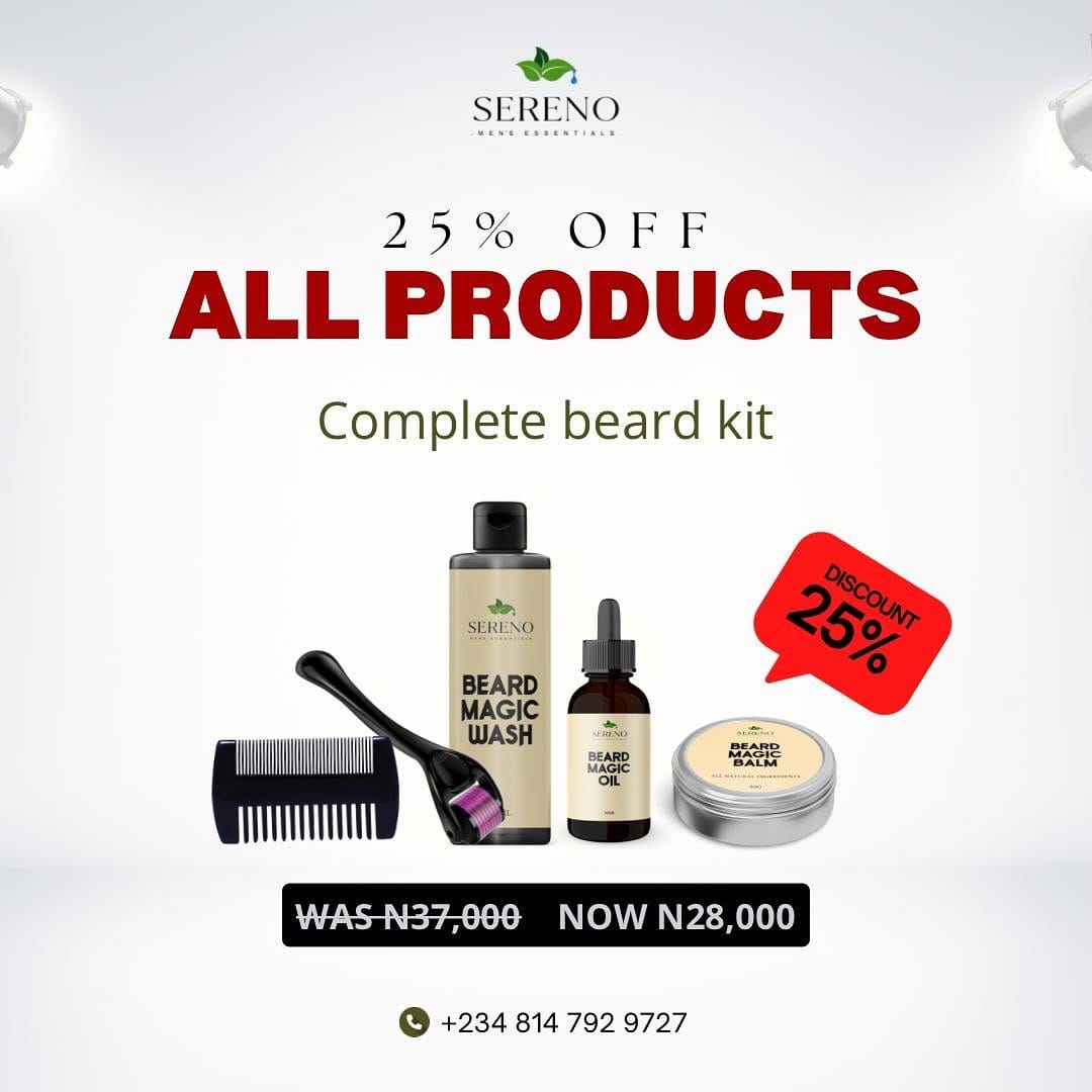Post 3 by Sereno men’s essentials on Instagram (image)