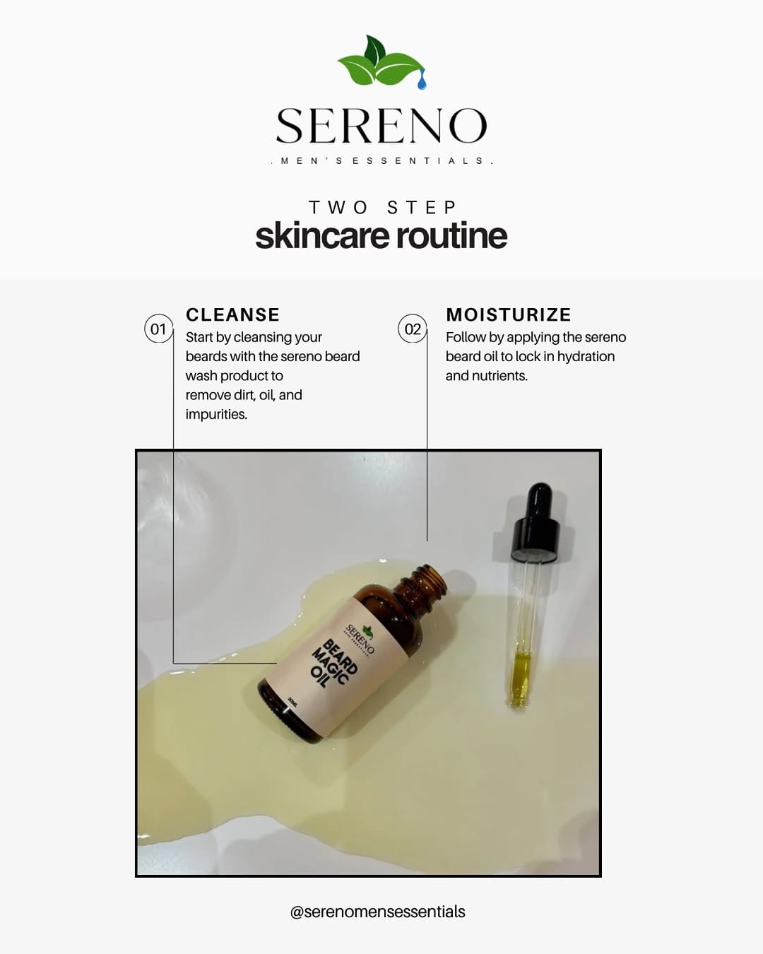 Post 6 by Sereno men’s essentials on Instagram (image)