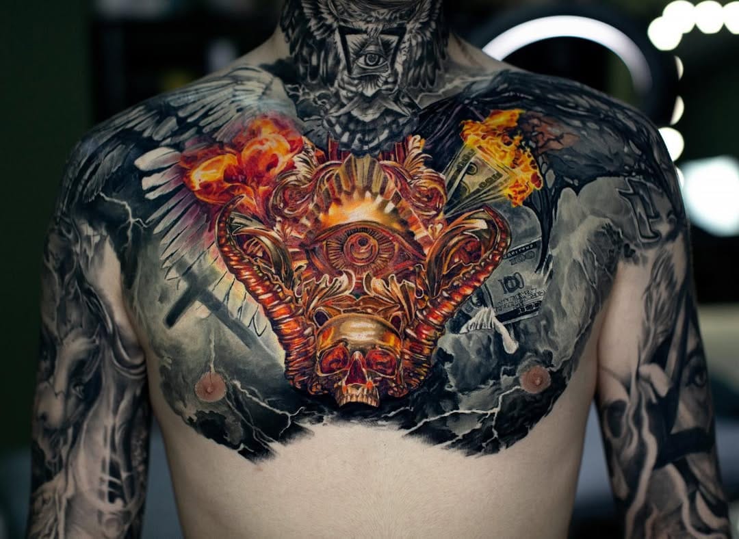 Post 9 by •Tattoo Moscow• on Instagram (image)