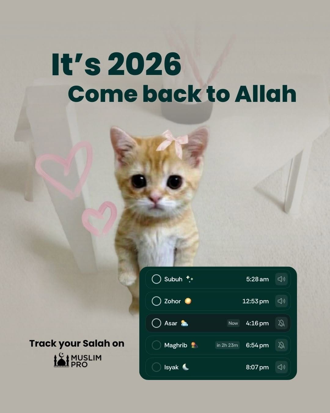 Post 2 by Muslim Pro App on Instagram (image)