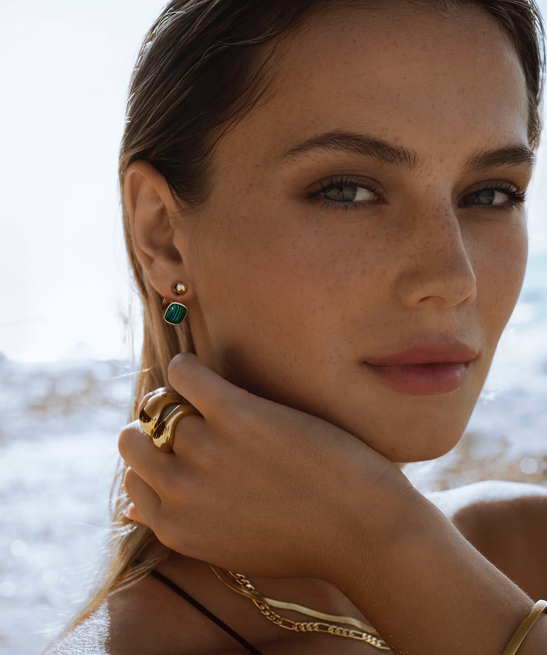 Post 9 by Cult of Sun Jewelry | Beach to bar layering jewelry on Instagram (carousel)