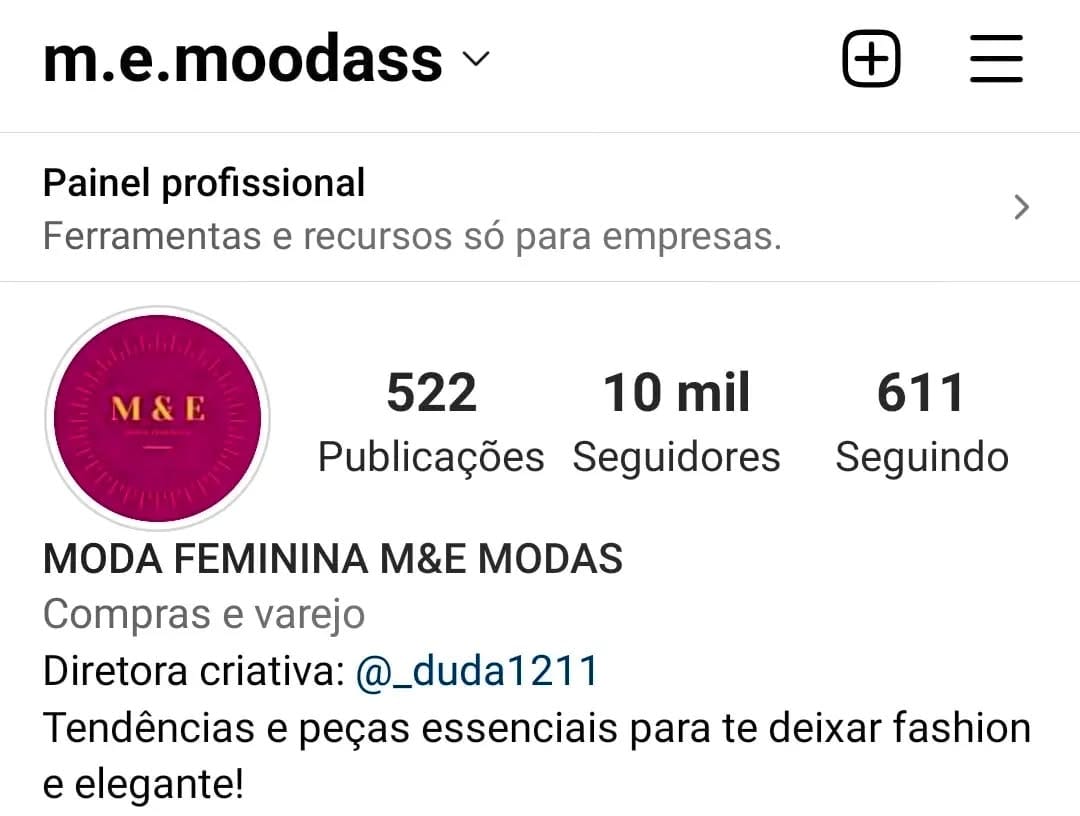 Post 6 by MODA FEMININA M&E MODAS on Instagram (image)
