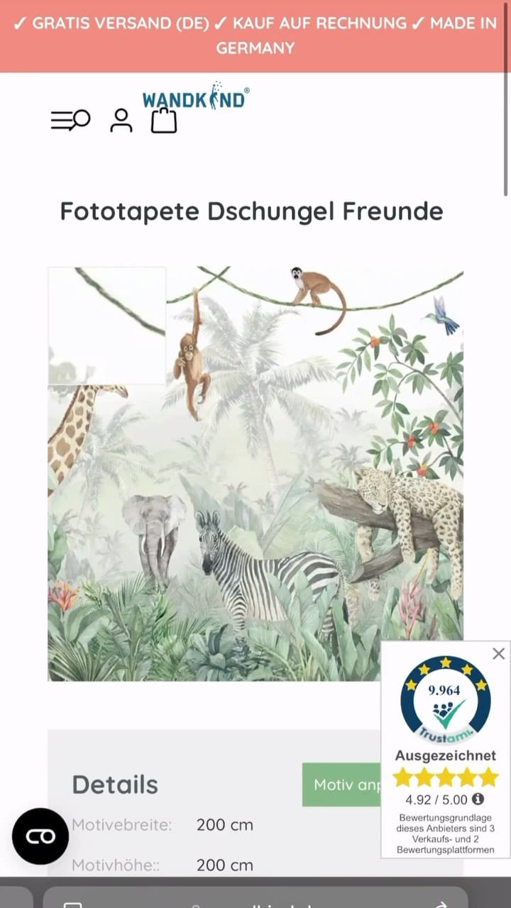 Post 2 by WANDKIND | Kinderzimmer Deko on Instagram (video)