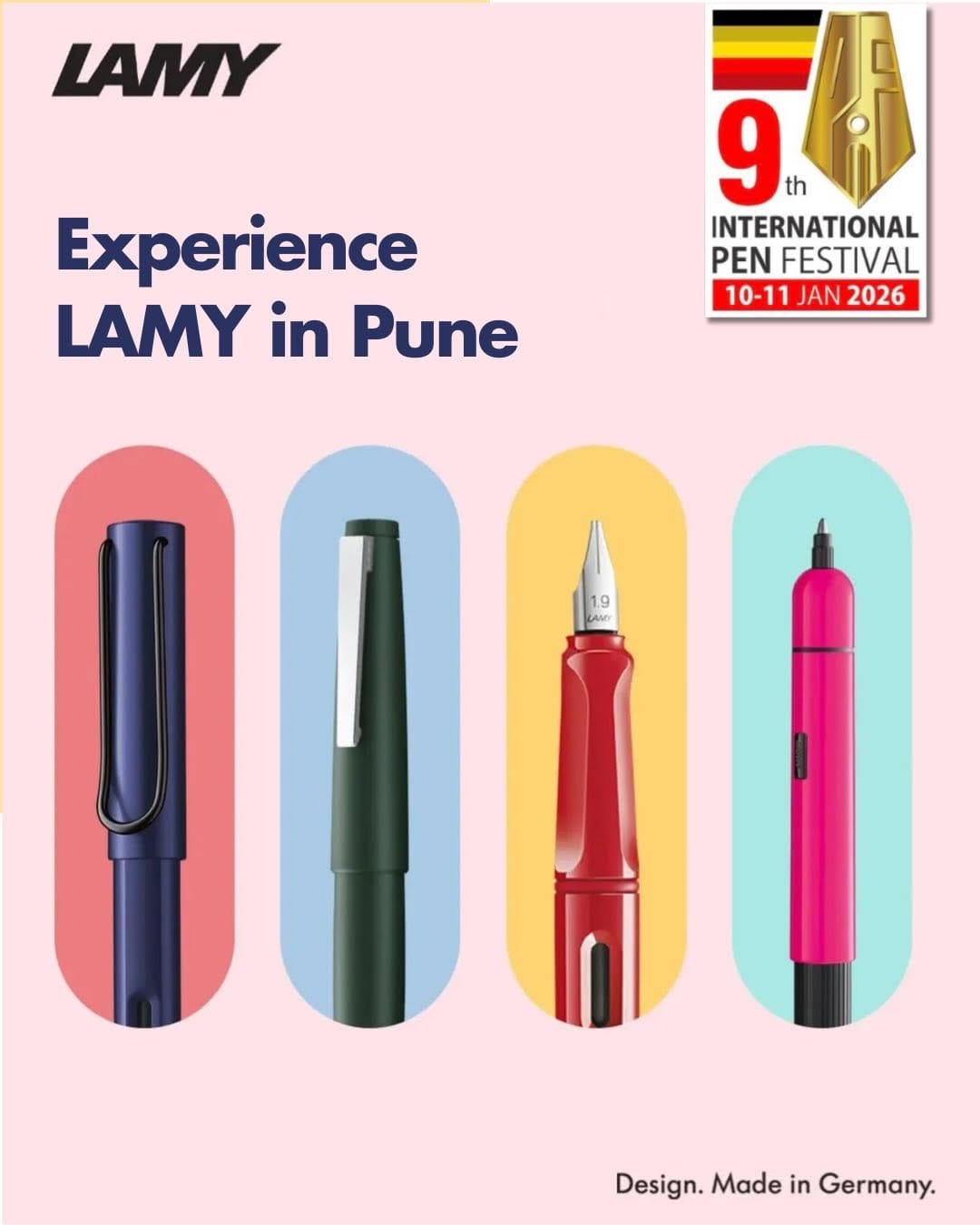 Post 4 by Lamy India on Instagram (carousel)