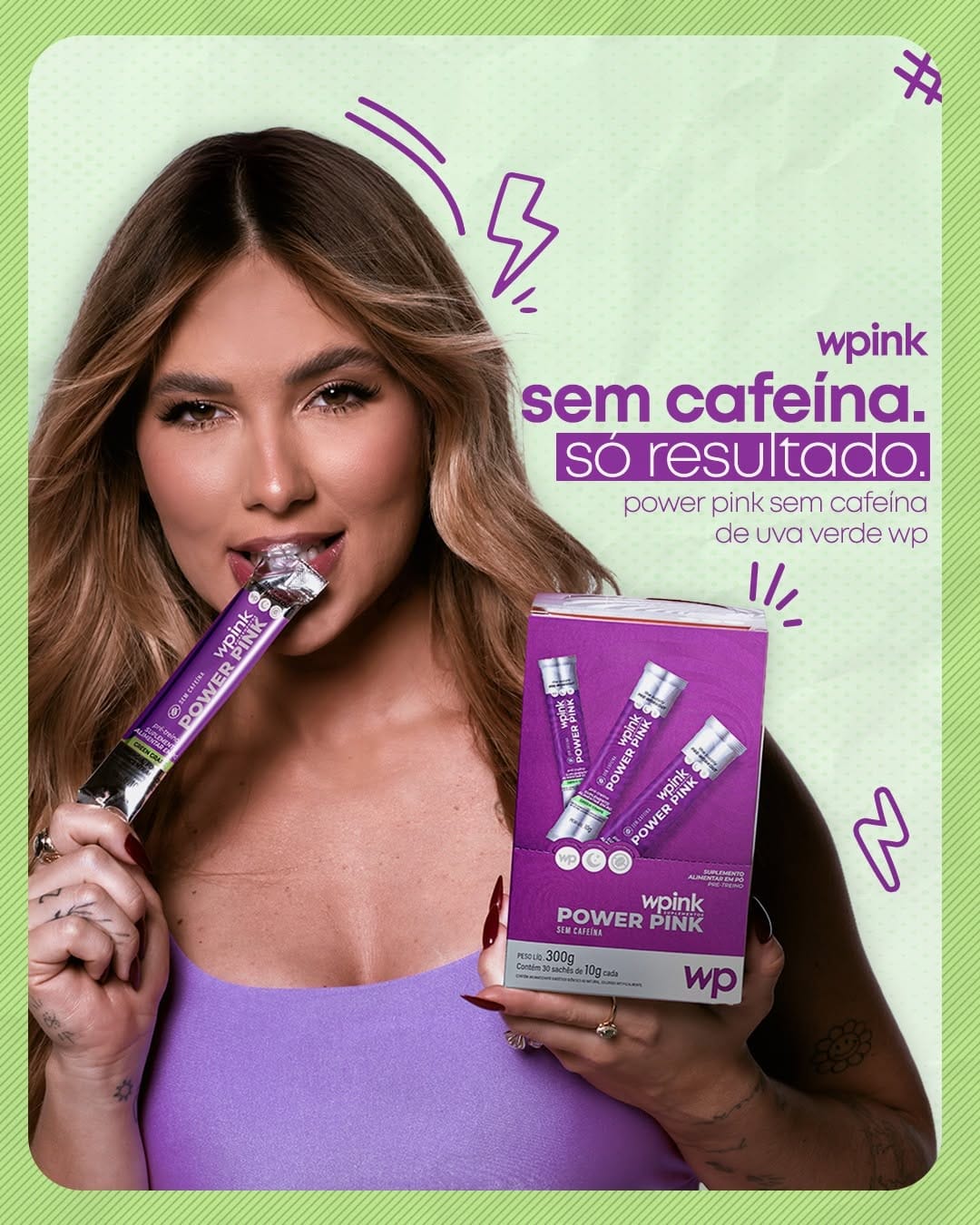 Post 4 by Wpink Suplementos on Instagram (image)