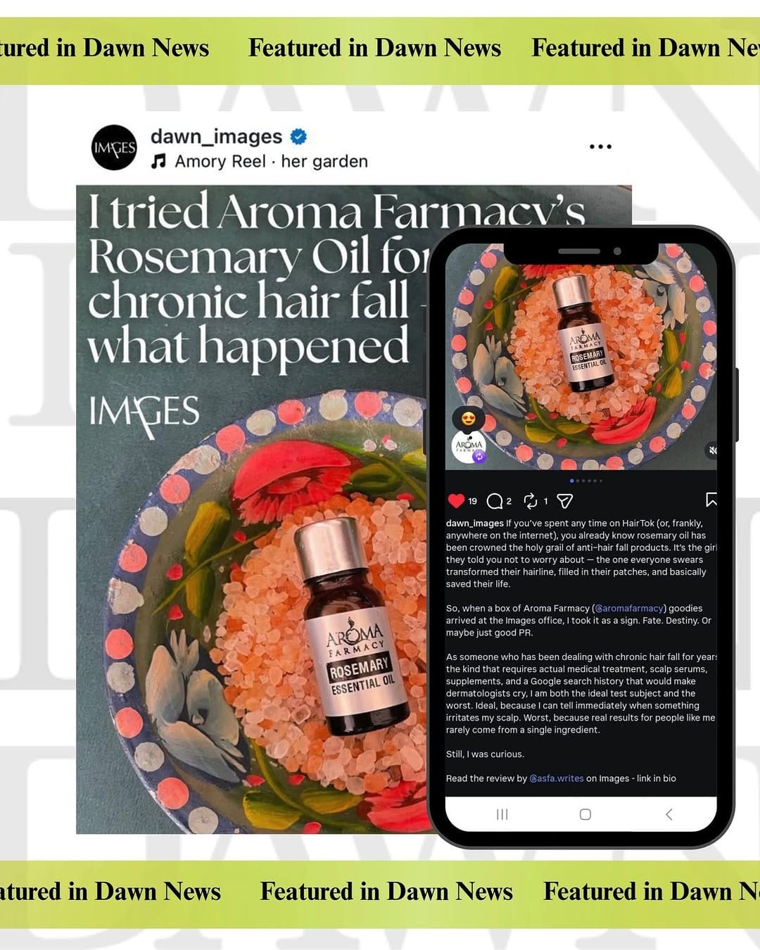 Post 8 by Aroma Farmacy on Instagram (video)