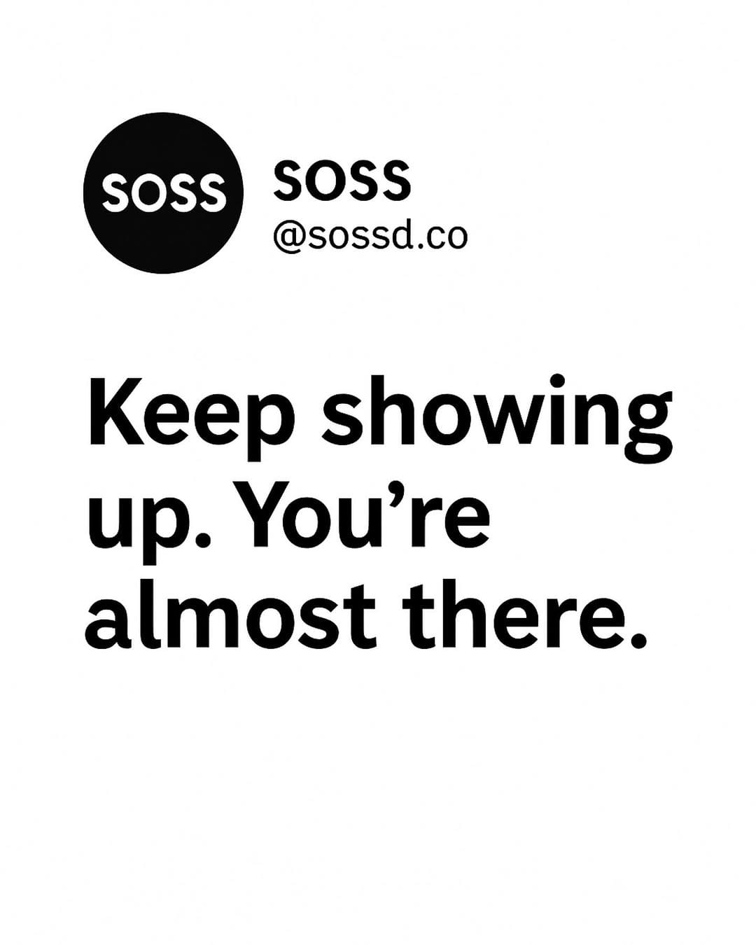 Post 4 by SOSS® on Instagram (carousel)