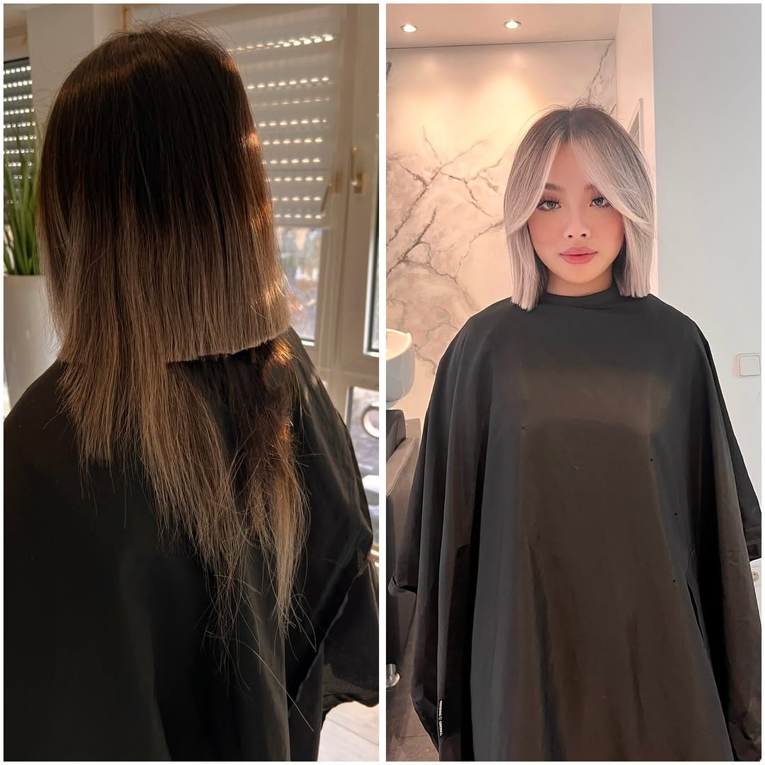 Post 1 by ✨Privatsalon, lighter coloring and extensions on Instagram (carousel)