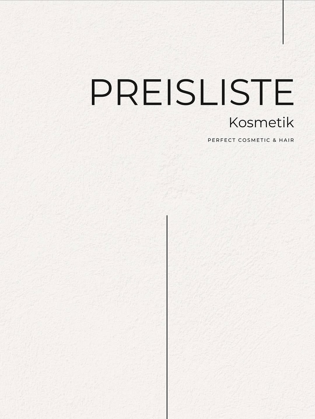Post 5 by Perfect Cosmetic & Hair Korbach on Instagram (carousel)