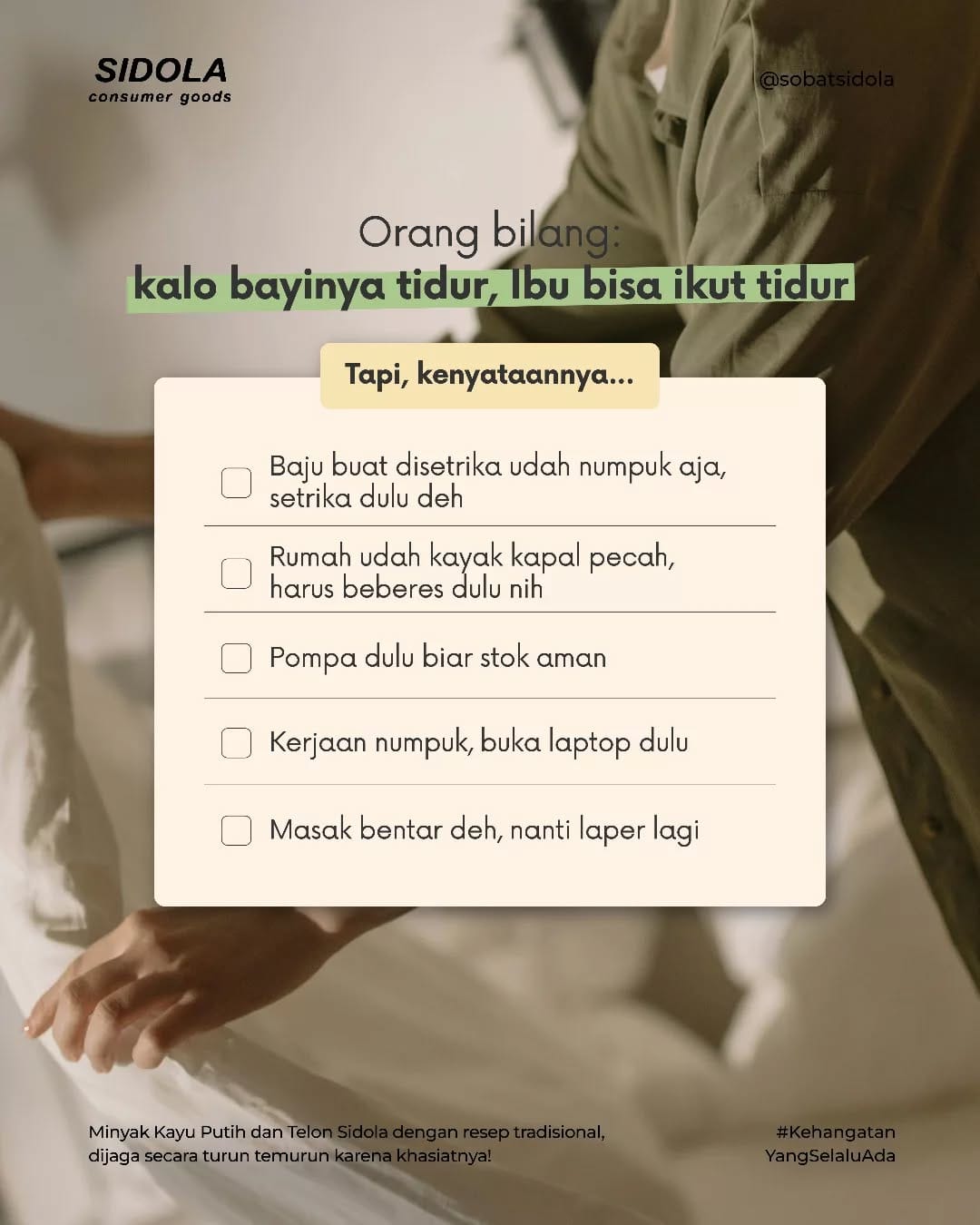 Post 8 by Sidola Kayu Putih dan Telon on Instagram (image)