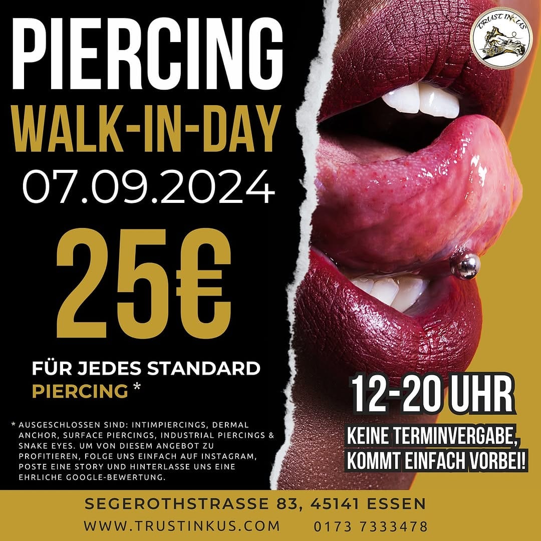 Post 8 by Tattoo- und Piercing Studio Trustinkus | Essen on Instagram (image)
