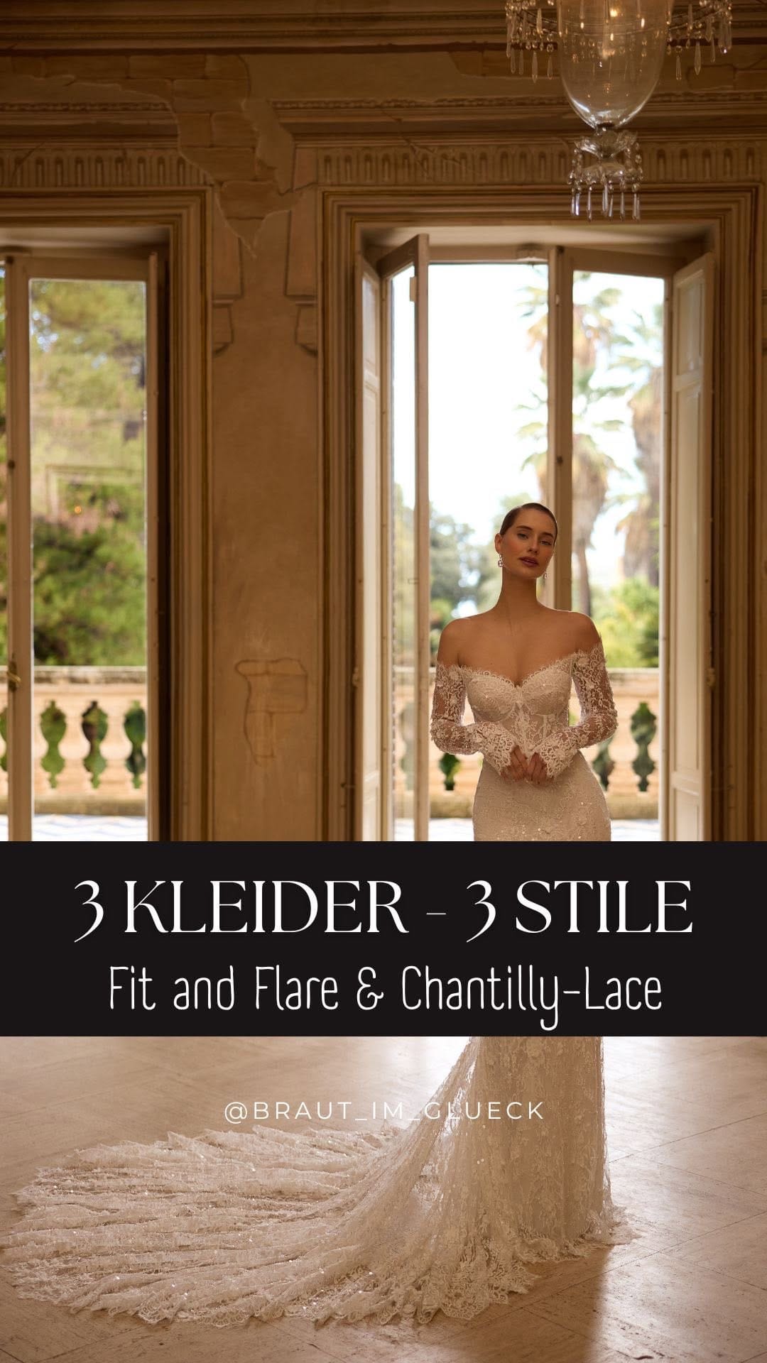 Post 4 by Braut im Glück | Brautmode | Brautkleider on Instagram (video)