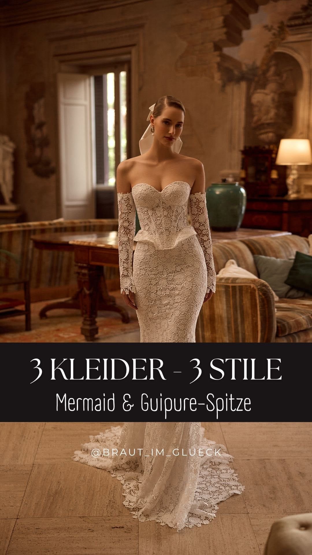 Post 2 by Braut im Glück | Brautmode | Brautkleider on Instagram (video)