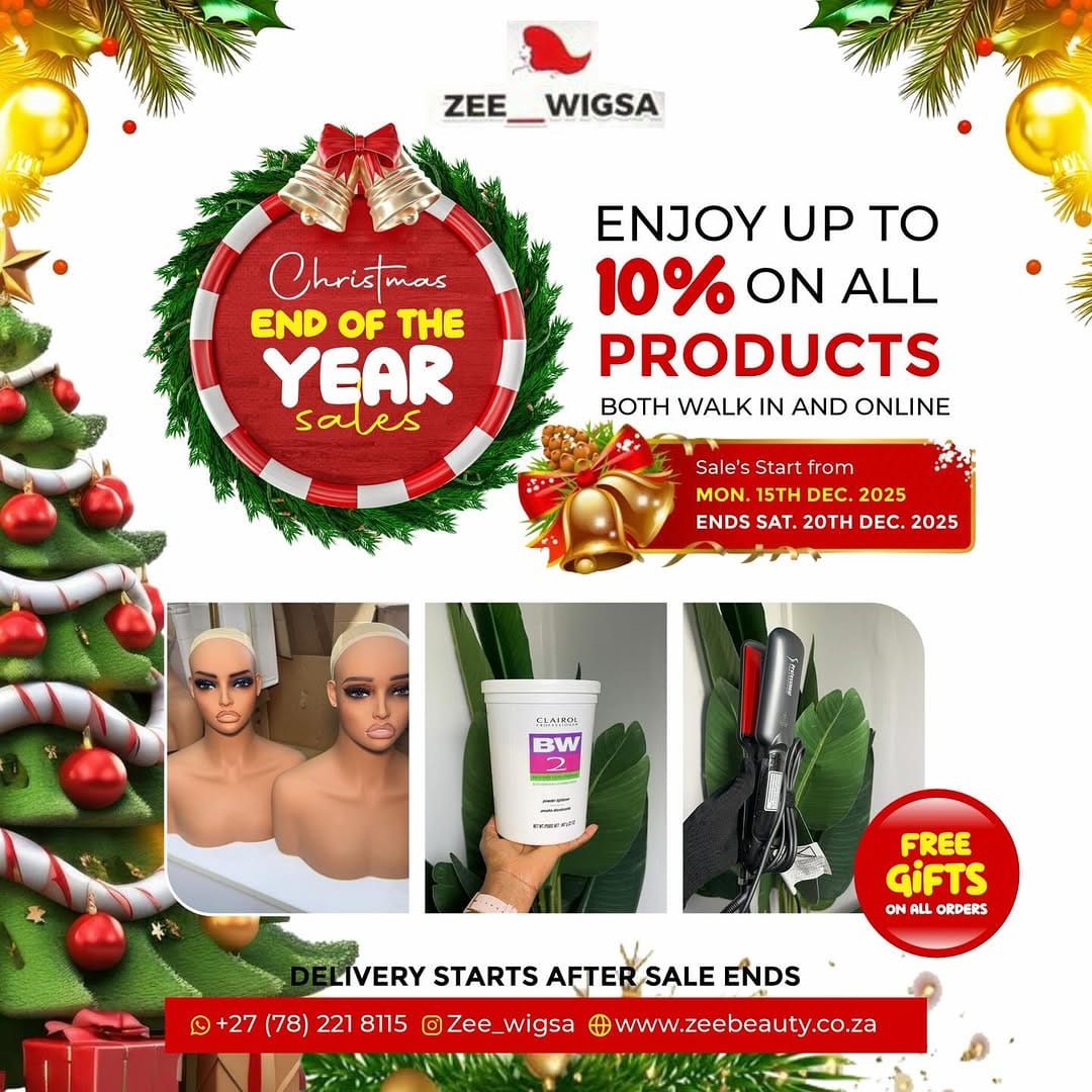 Post 2 by ZEEWIGSA BEAUTY SUPPLY STORE🇿🇦 on Instagram (image)