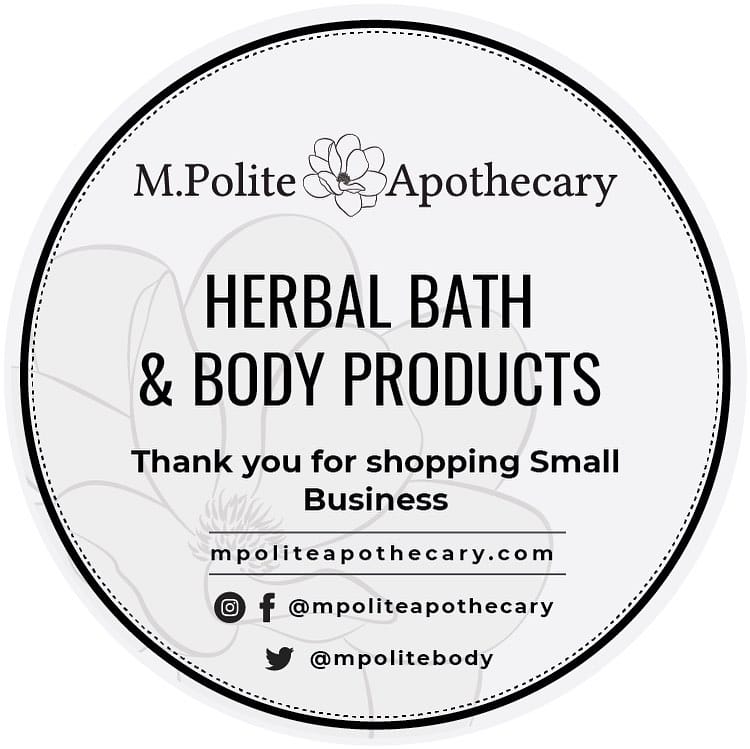 Post 3 by M. Polite Apothecary on Instagram (image)