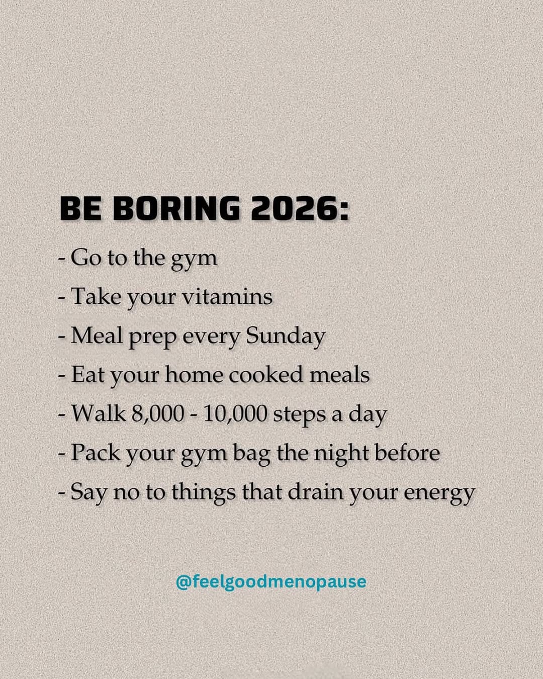Post 3 by Feel Good Menopause on Instagram (image)