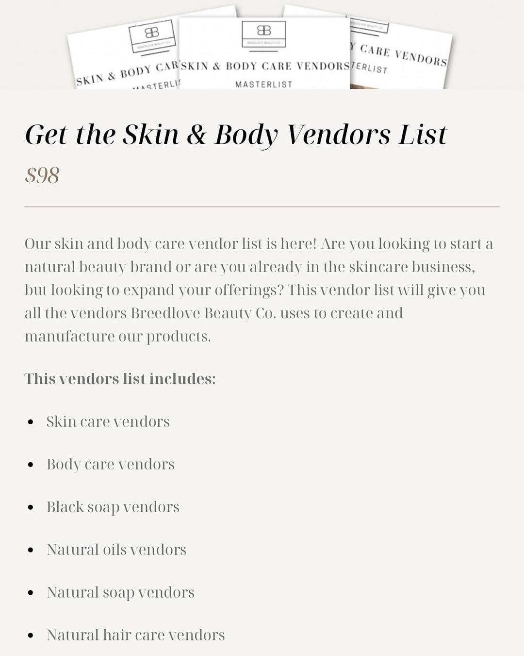 Post 7 by Natural & Organic Beauty on Instagram (carousel)