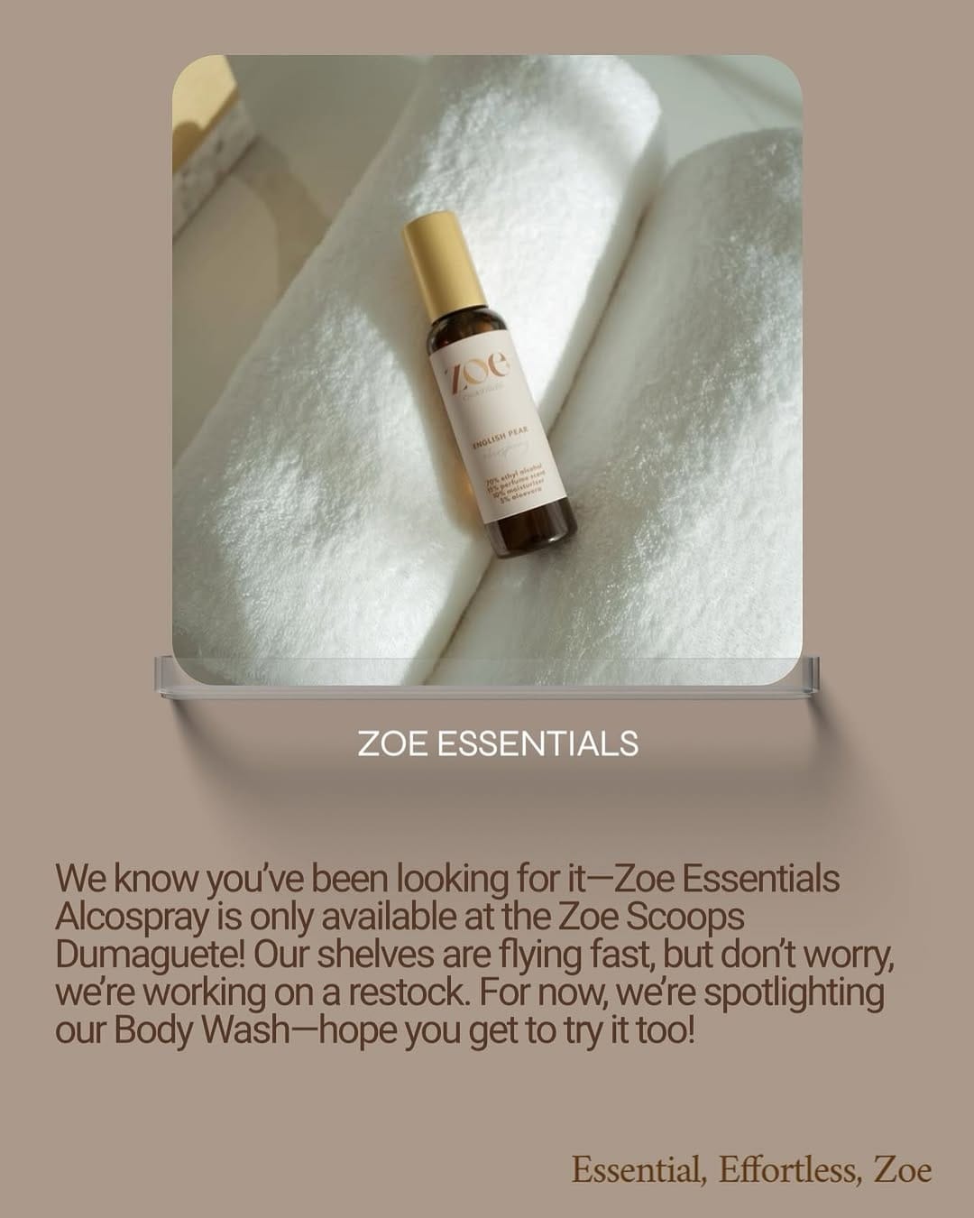Post 4 by Zoe Essentials on Instagram (image)