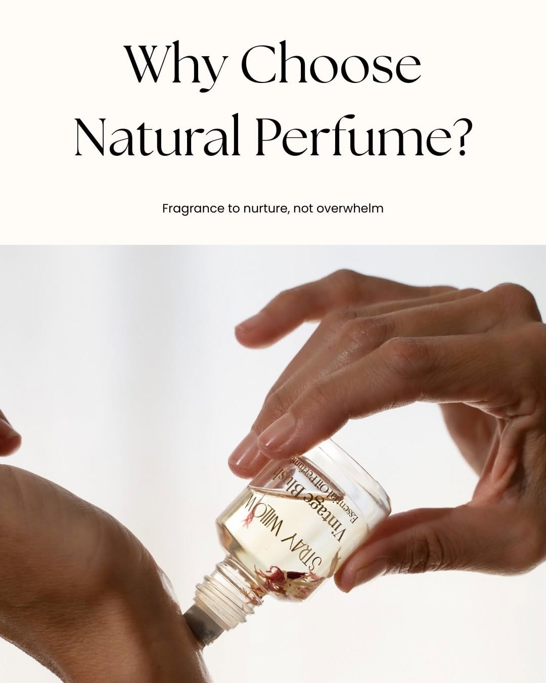Post 8 by Stray Willow. Natural Perfumes, Skincare, Bath & Body + Gifting on Instagram (carousel)
