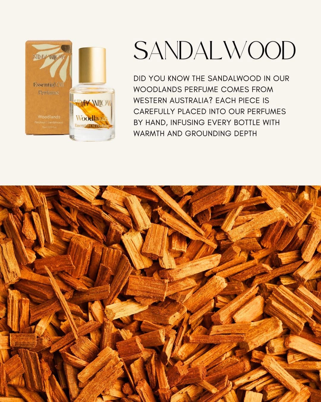 Post 1 by Stray Willow. Natural Perfumes, Skincare, Bath & Body + Gifting on Instagram (image)