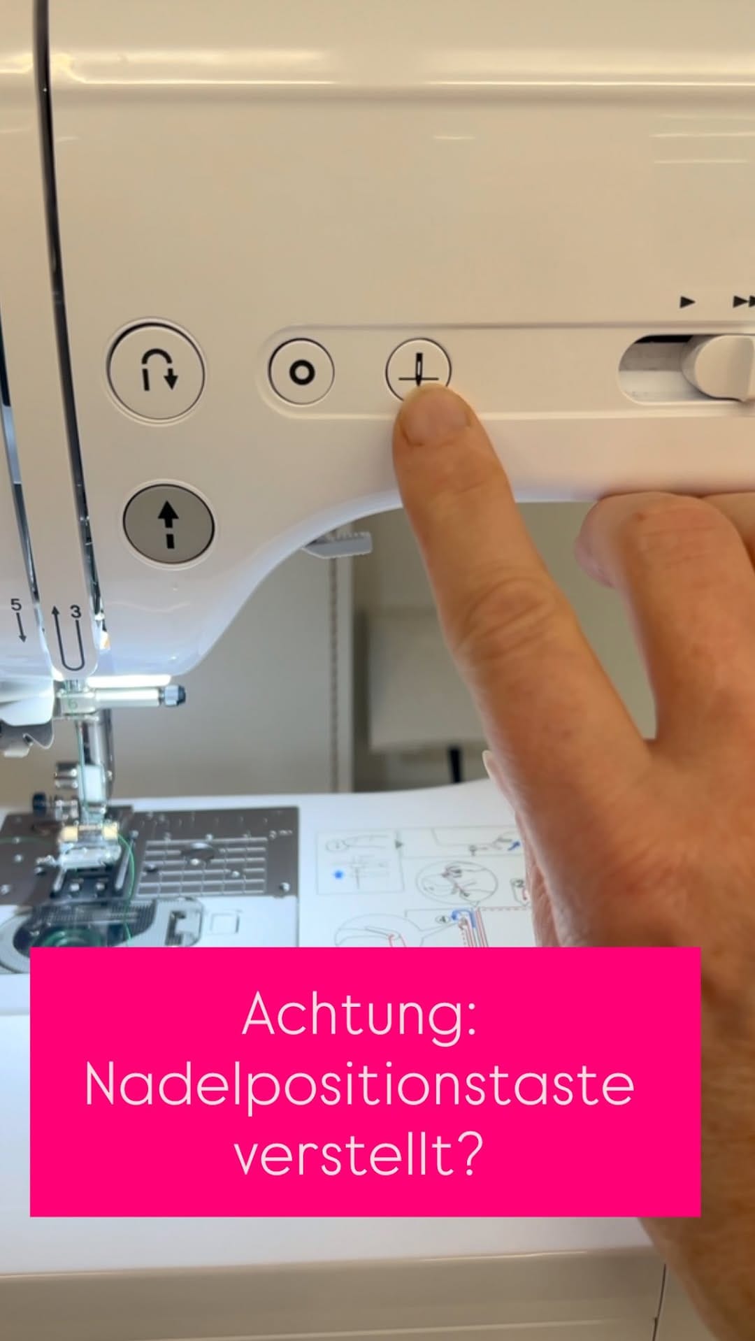 Post 7 by Grit Hoff I Nähmaschinen & Kurse Wiesbaden on Instagram (video)