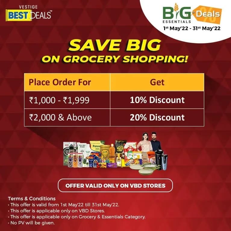 Post 6 by Vestige Best Deals on Instagram (image)