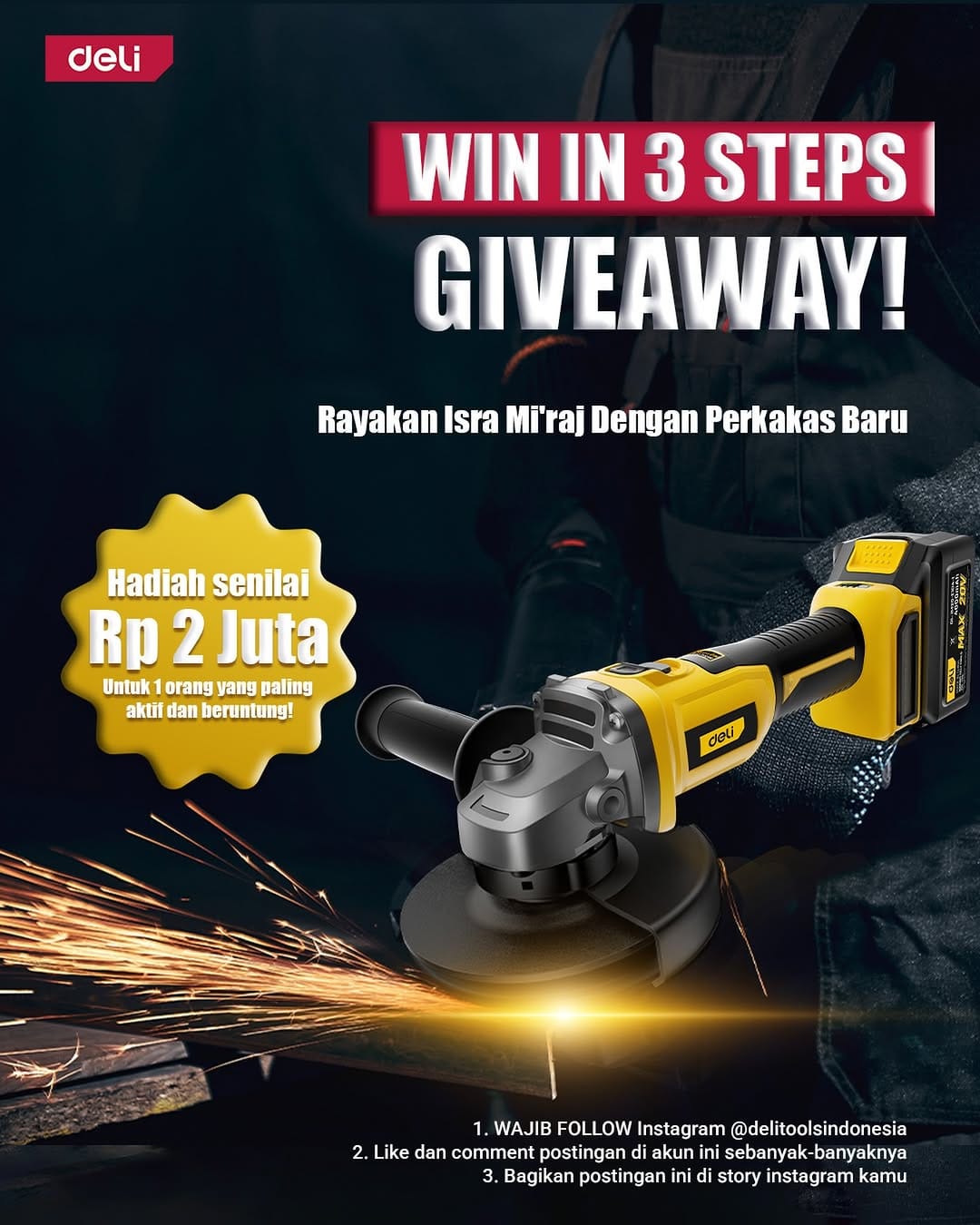 Post 3 by Deli Tools Indonesia on Instagram (image)