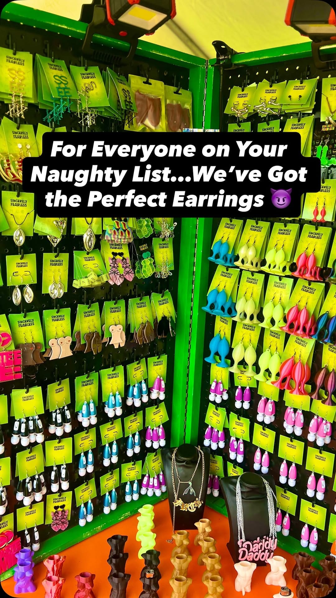 Post 4 by Sincerely Fearless | Creative Novelty Jewelry on Instagram (video)