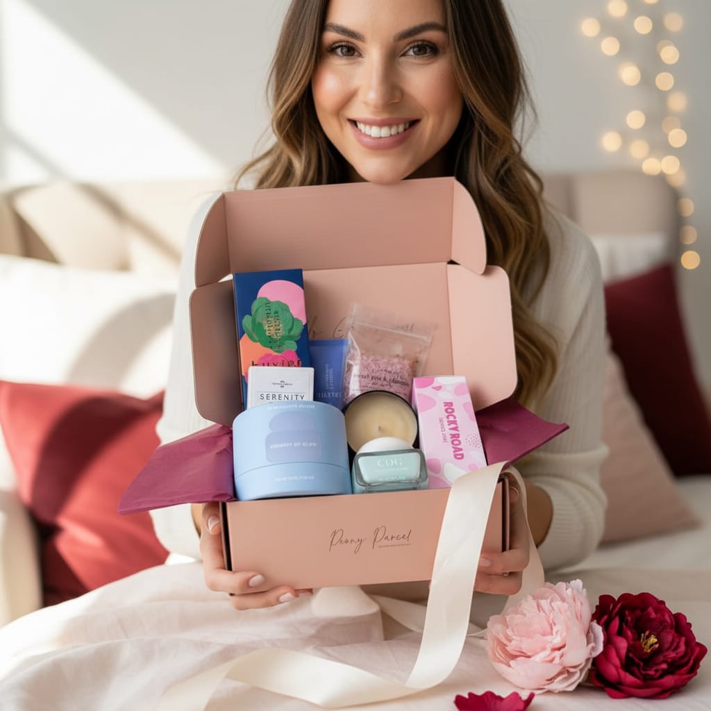 Post 1 by Peony Parcel | Beauty & Wellness Boxes on Instagram (carousel)