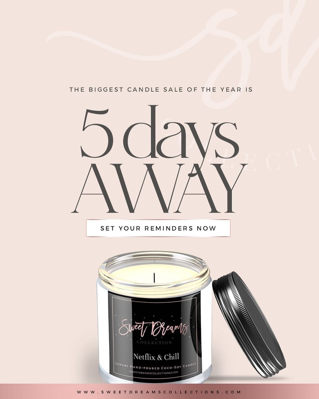 Post 7 by Sweet Dreams Collection | Luxury Candles on Instagram (image)