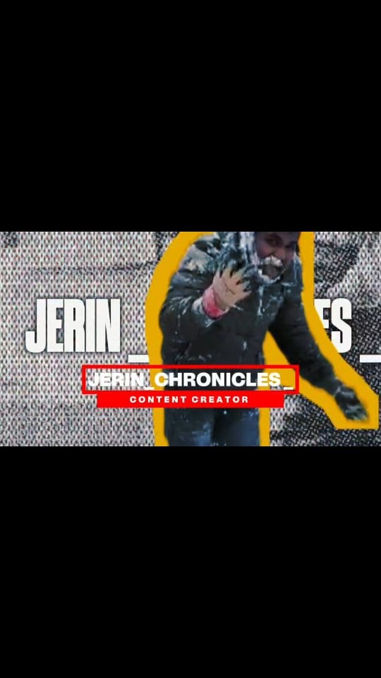 Post 1 by Jerin J Sebastian on Instagram (video)