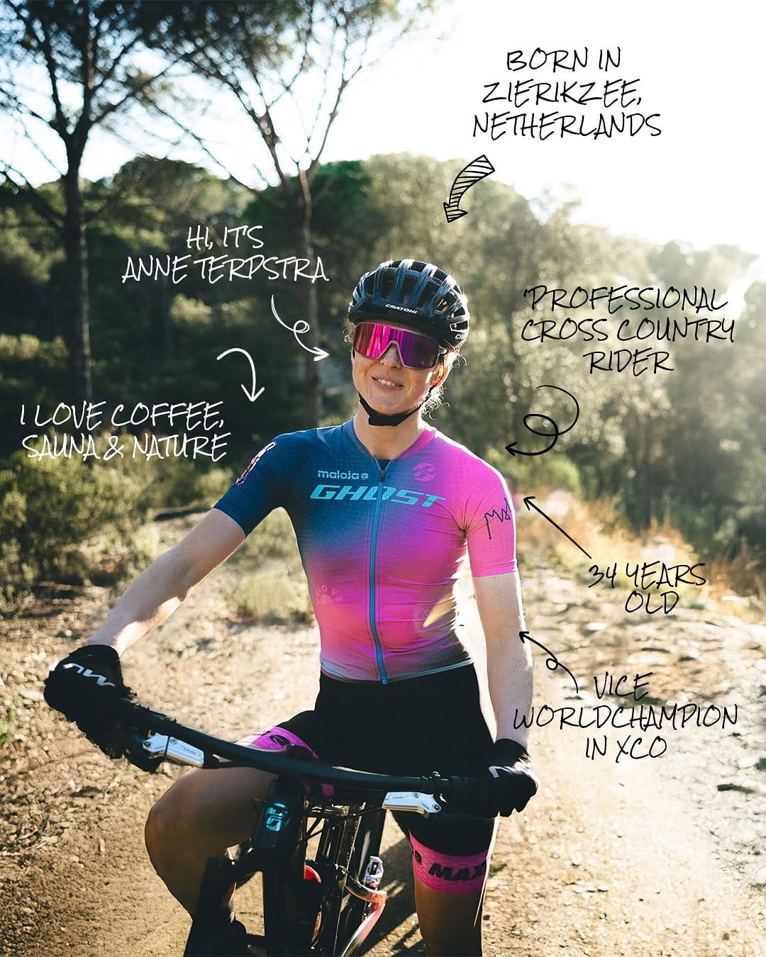 Post 10 by Anne Terpstra | Mountainbike Rider on Instagram (carousel)