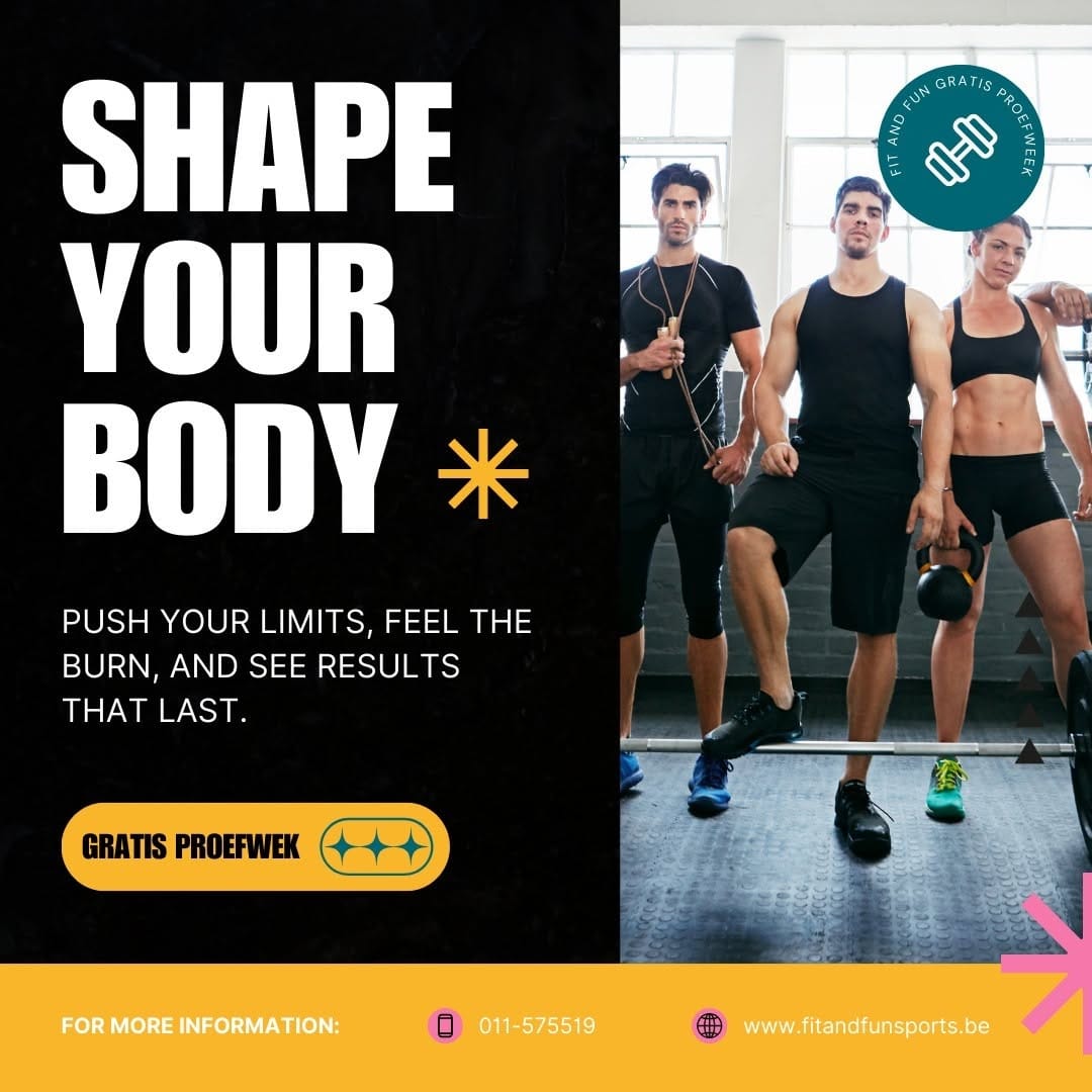 Post 7 by Fit & Fun🏋️‍♀️  Fitness en Healthclub  van Lommel on Instagram (image)