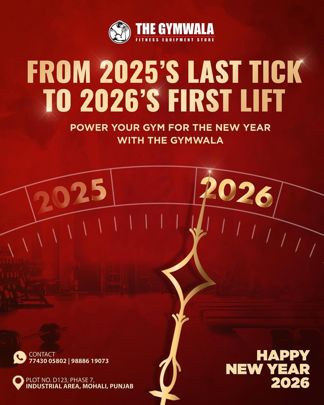 Post 5 by The Gym Wala - Gym Equipment Store on Instagram (image)