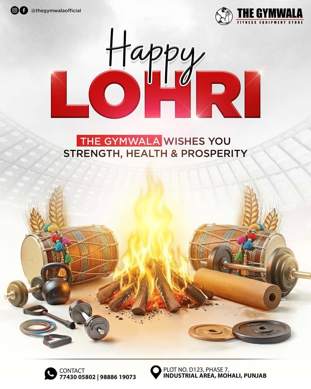 Post 4 by The Gym Wala - Gym Equipment Store on Instagram (image)