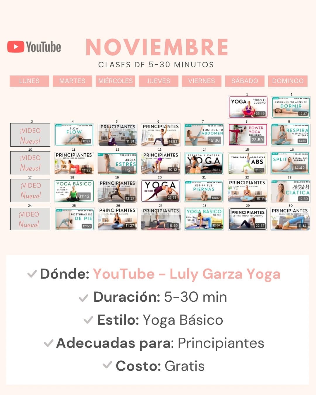 Post 9 by Luly Garza | Yoga on Instagram (carousel)