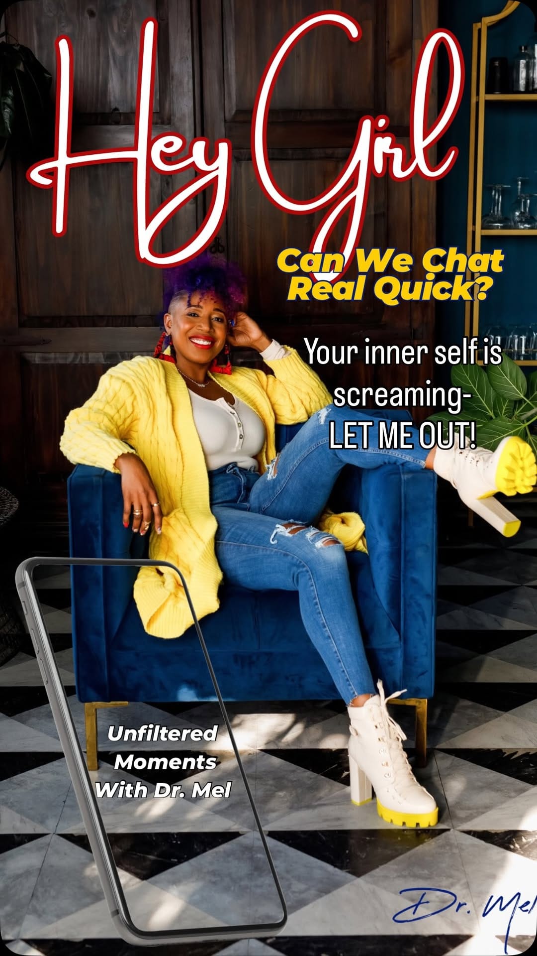 Post 2 by Melissa “Dr. Mel” Robinson-Brown|Psychologist+Badass Architect on Instagram (video)
