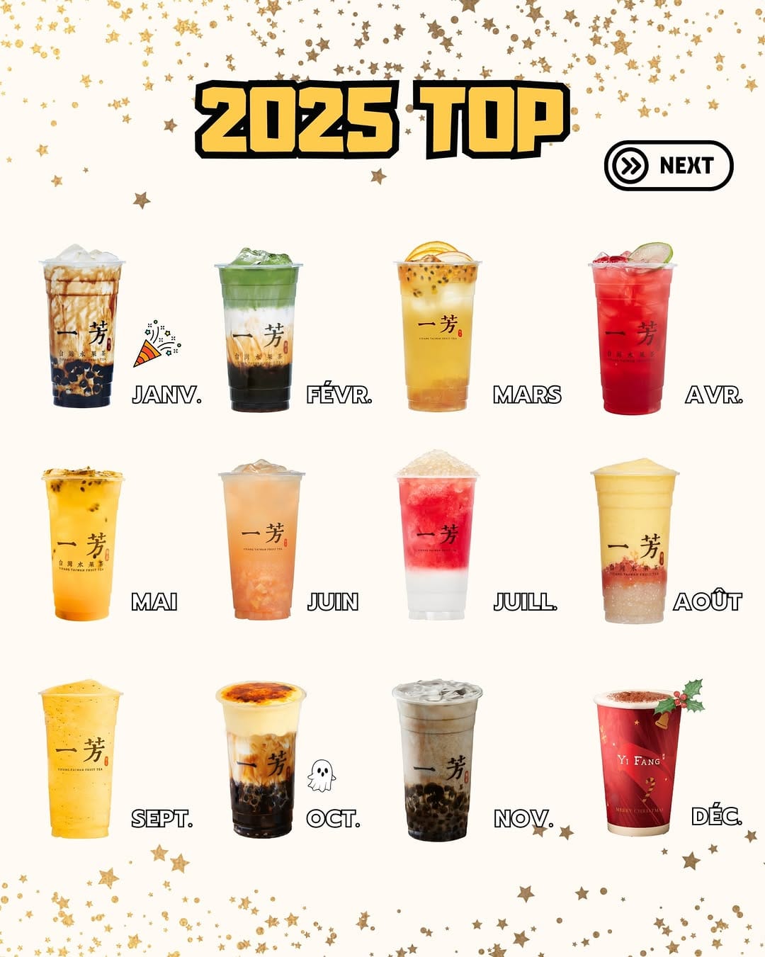 Post 6 by YiFang Fruit Tea - France 🇫🇷 on Instagram (carousel)