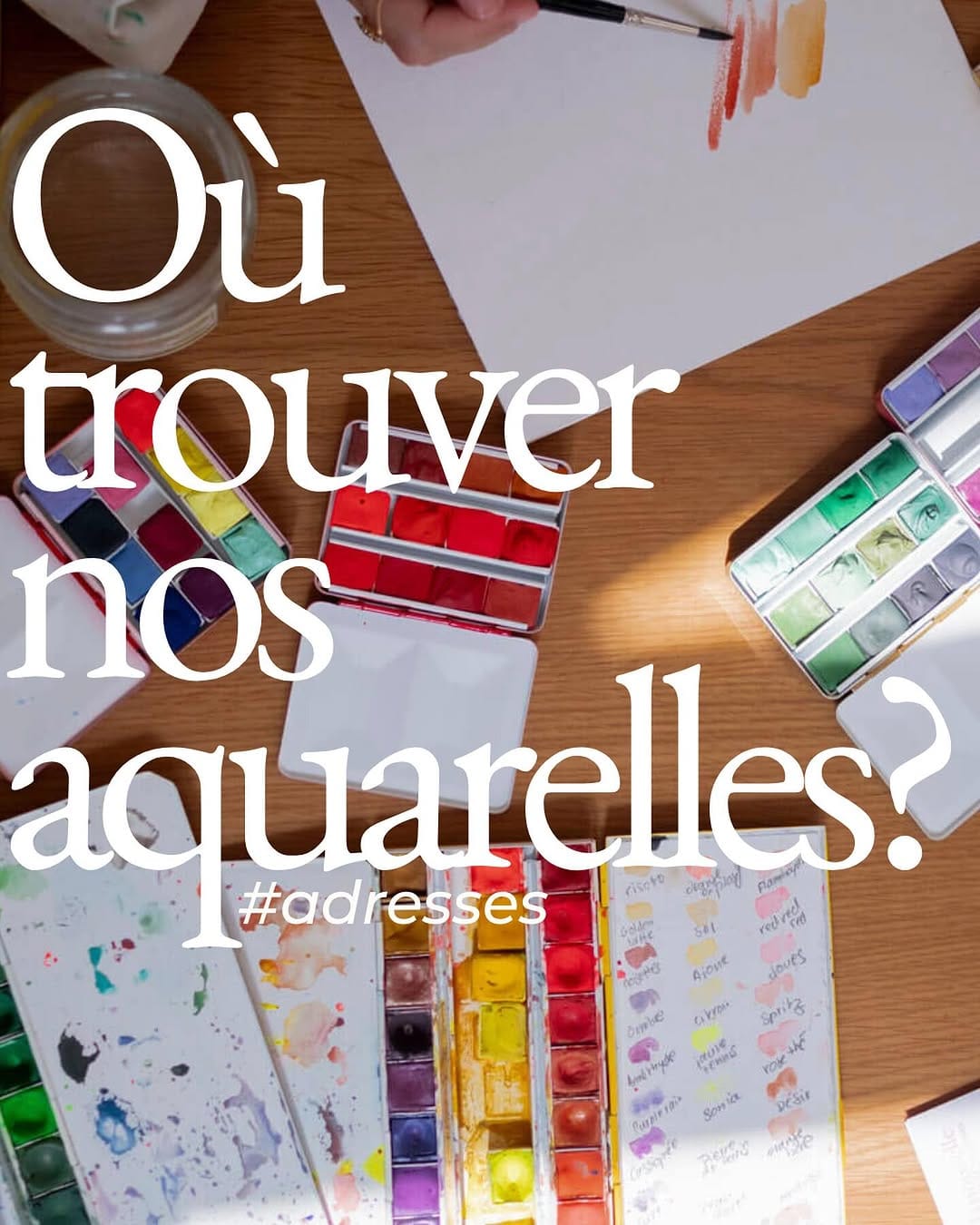 Post 10 by Aquarelle artisanale à Paris on Instagram (carousel)