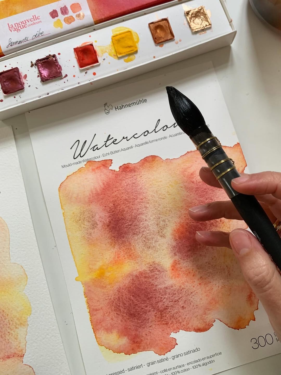 Post 5 by Aquarelle artisanale à Paris on Instagram (carousel)