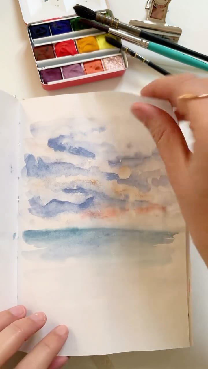Post 7 by Aquarelle artisanale à Paris on Instagram (video)