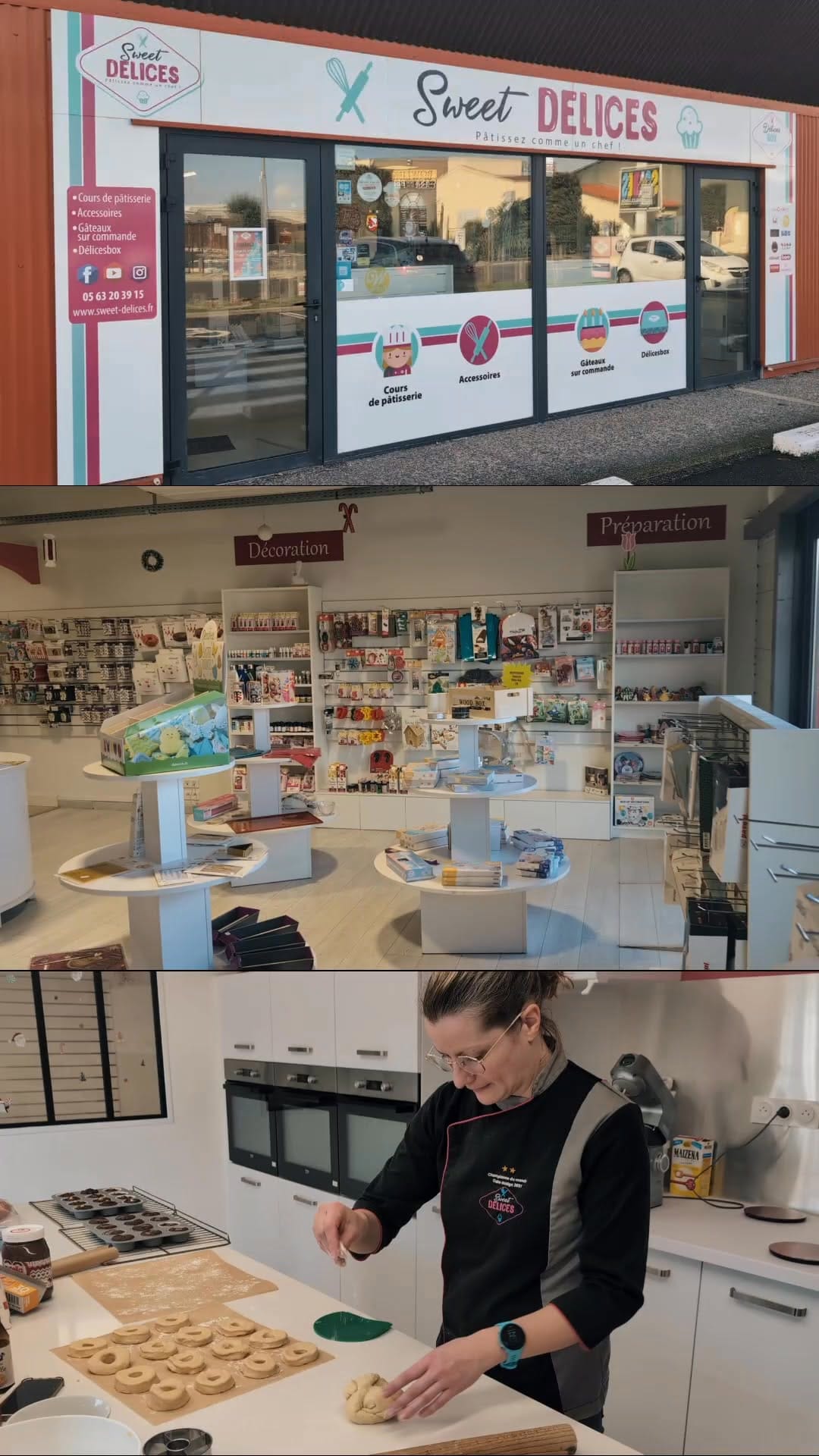 Post 5 by Sweet Délices on Instagram (video)